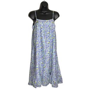 NWT Gap Kids Dress Girls XXL (14-16) Tiered Ruffle Sleeveless Lined Cotton Silk